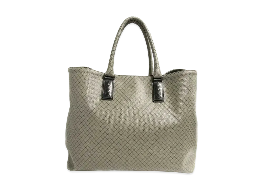 Bottega Veneta Marco Polo PVC Tote Bag "Beige"