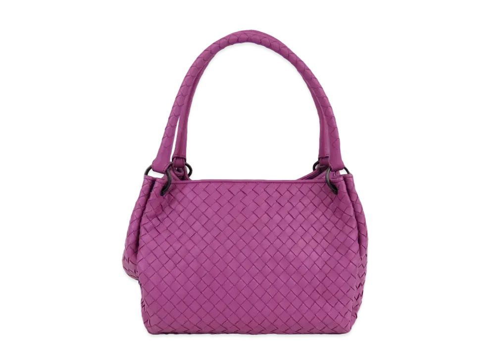 Bottega Veneta Carachute Intrecciato leather Tote Bag "Purple"