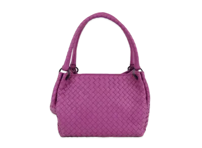 Bottega Veneta Carachute Intrecciato leather Tote Bag "Purple"