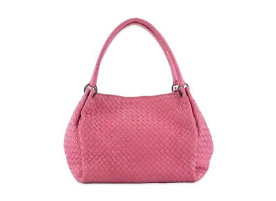 Bottega Veneta Carachute Intrecciato leather Tote Bag "Pink"