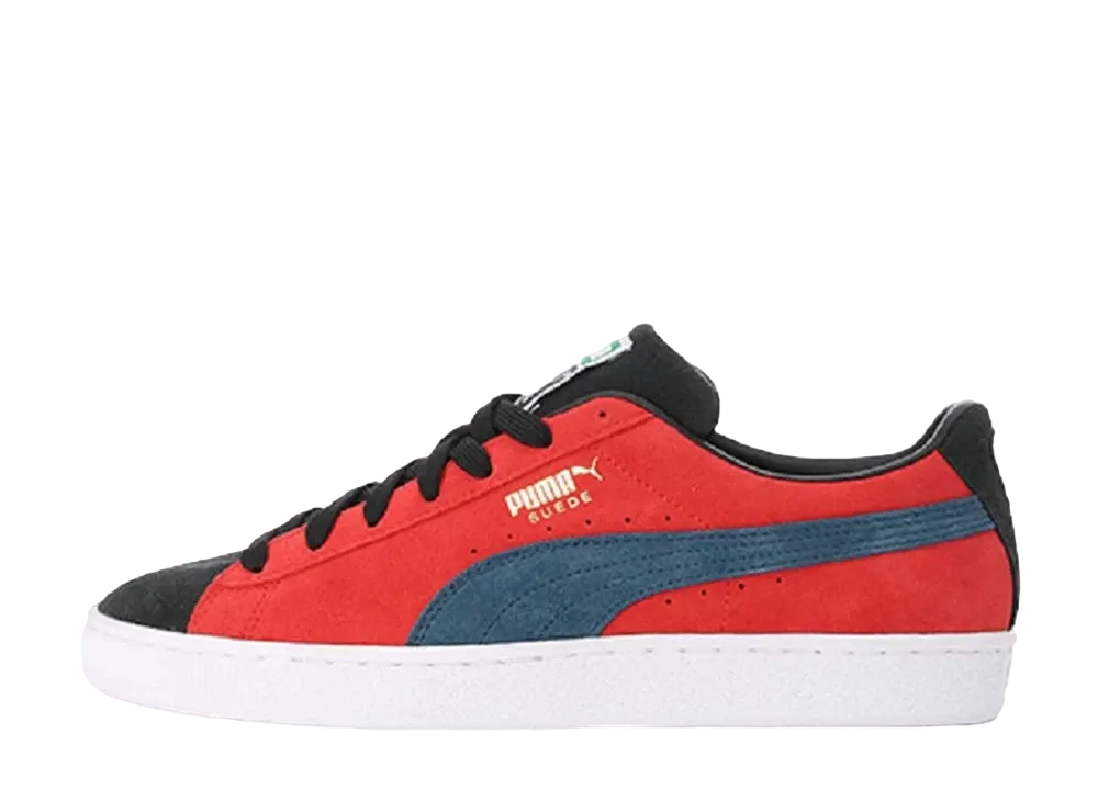 プーマ スウェード クラシック XXI "ブラック/ブルー/レッド"