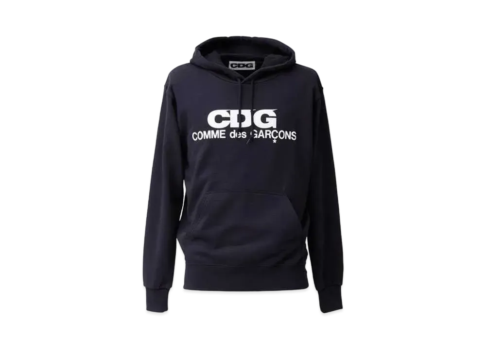 Comme des Garçons HOODED SWEATSHIRT "Navy"