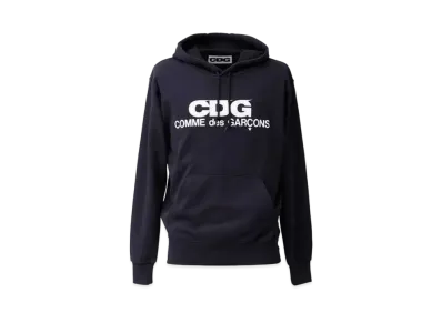 Comme des Garçons HOODED SWEATSHIRT "Navy"