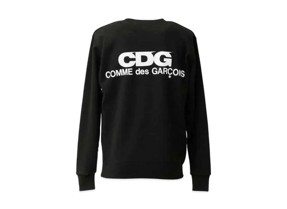 Comme des Garçons CREW NECK SWEATSHIRT "Black"