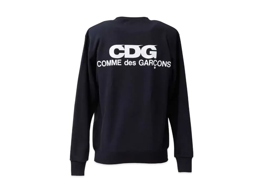 Comme des Garçons CREW NECK SWEATSHIRT "Navy"