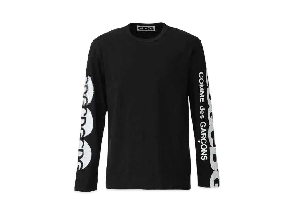 Comme des Garçons LONG SLEEVE T-SHIRT2 "Black"