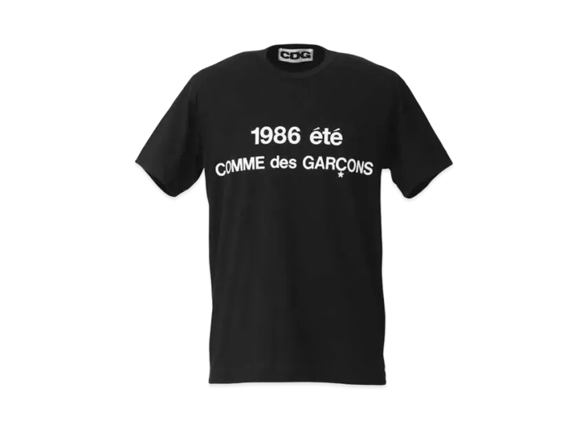 Cdg 1986 Ete Comme Des Garcons T Shirt Price Garcons 1986 Comme