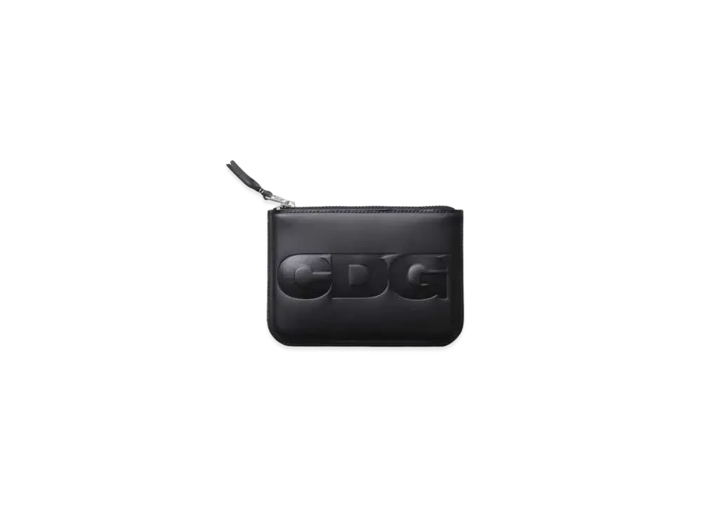 Comme des Garçons EMBOSSED LOGO WALLET "Black"