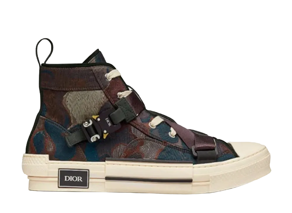 Dior B23 High Top Sneaker Camouflage jacquard