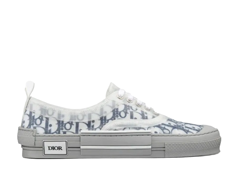 ディオール B23 ロー トップ スニーカー ディオール オブリーク キャンバス "ホワイト"