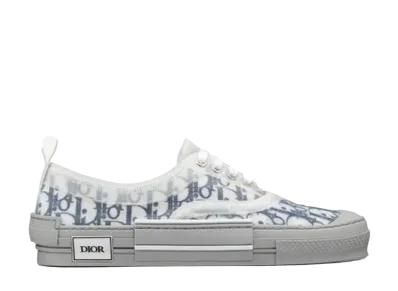 Dior B23 Low Top Sneaker Dior Oblique Canvas "White"