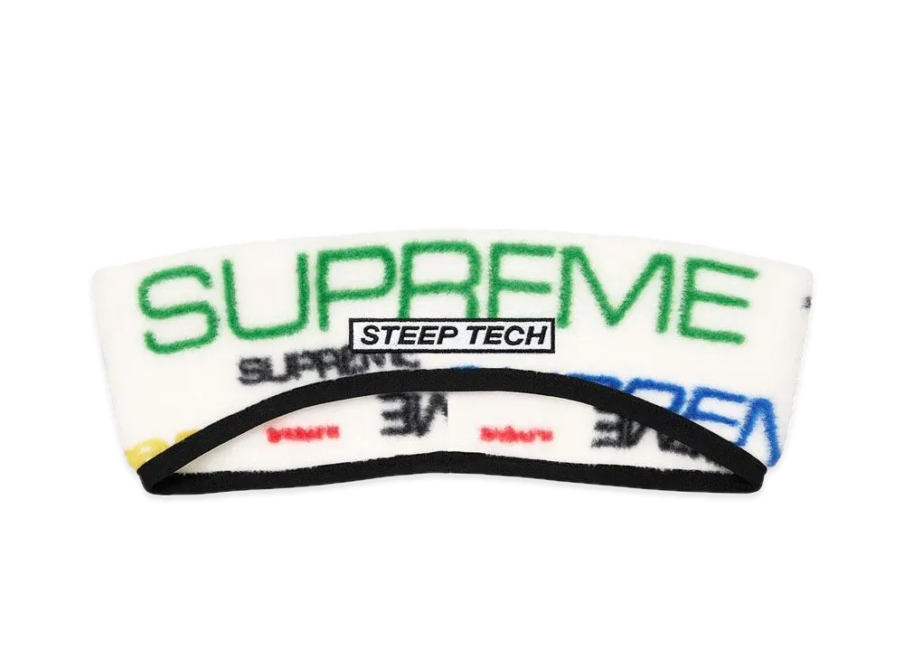 Supreme x The North Face Tech Headband "White Green" NN52150I / NF0A7QH4
