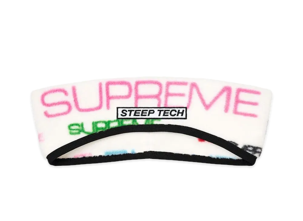 Supreme x The North Face Tech Headband "White Pink" NN52150I / NF0A7QH4