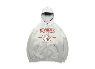 Supreme / True Religion® Zip Up Hooded Sweatshirt "Grey"