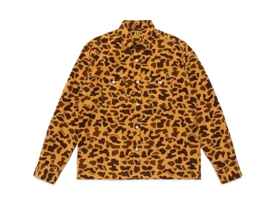 HUMAN MADE DUCK CAMO FLANNEL SHIRT "Brown"