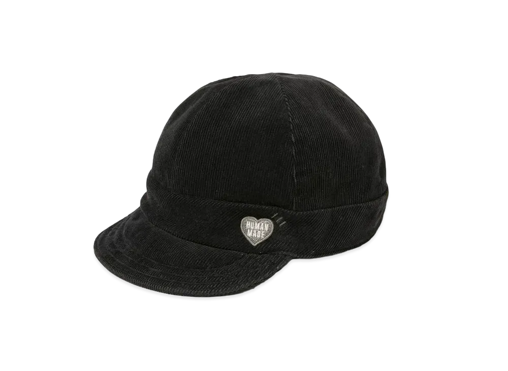 ヒューマン メイド コーデュロイ ラウンド キャップ "ブラック"