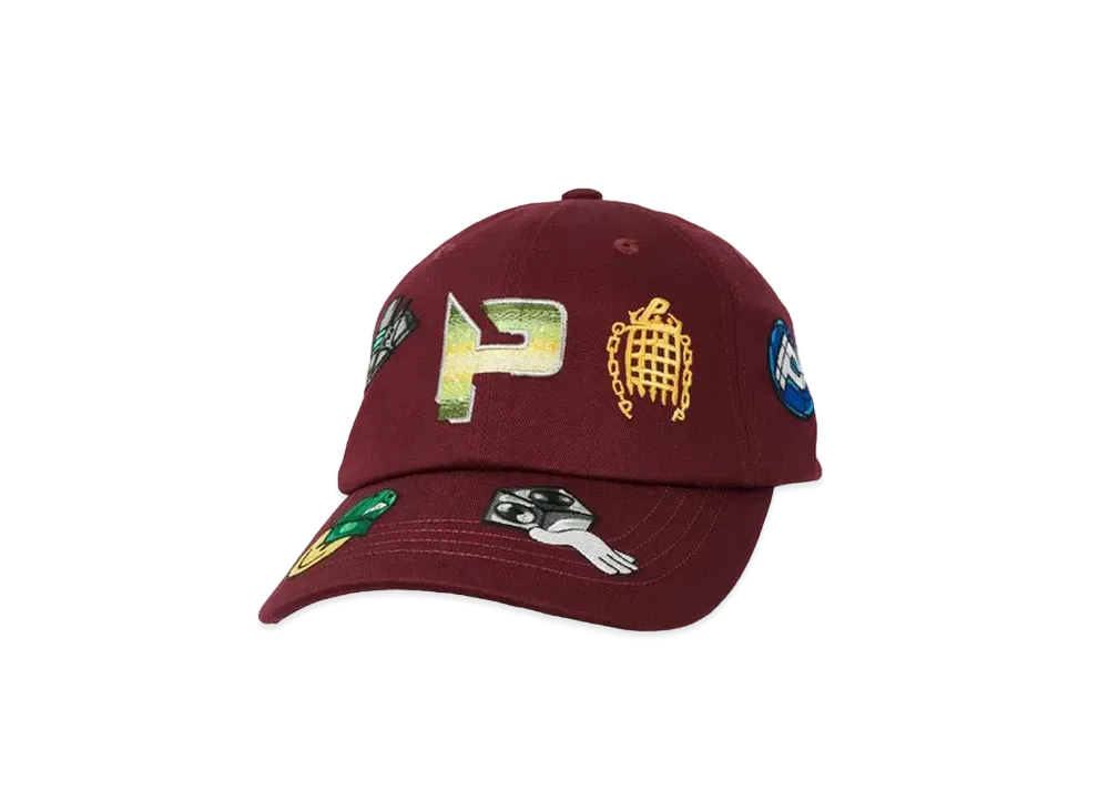 PALACE PEZ 6-PANEL "Burgundy"