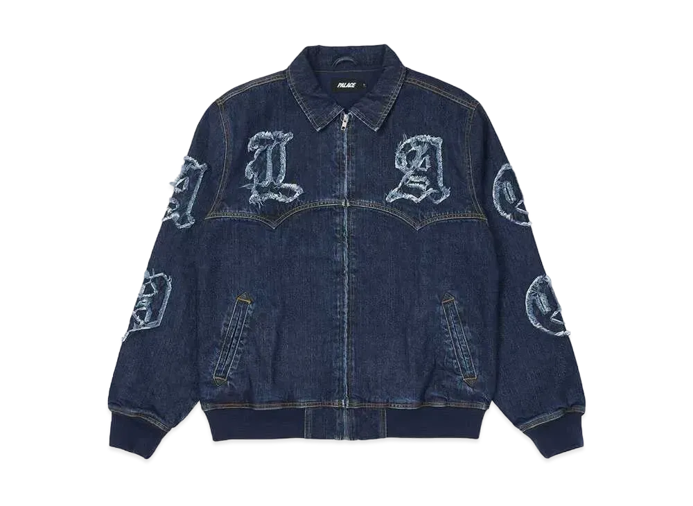PALACE LIQUE DENIM JACKET "Mid Stone Wash"
