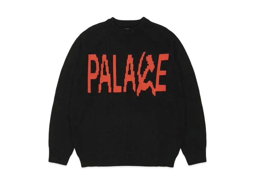 PALACE SOLIDARITY KNIT "Black"