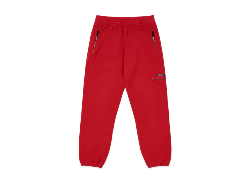PALACE POLAR FLEECE OUTER JOGGERS "Red"
