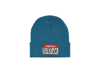 Supreme Gonz Nametag Beanie "Teal"