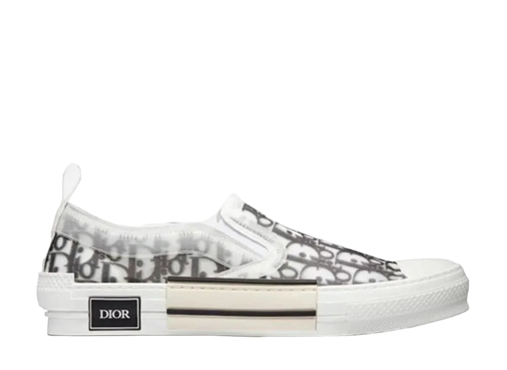 Dior B23 Slip On Sneaker Dior Oblique Canvas "White"