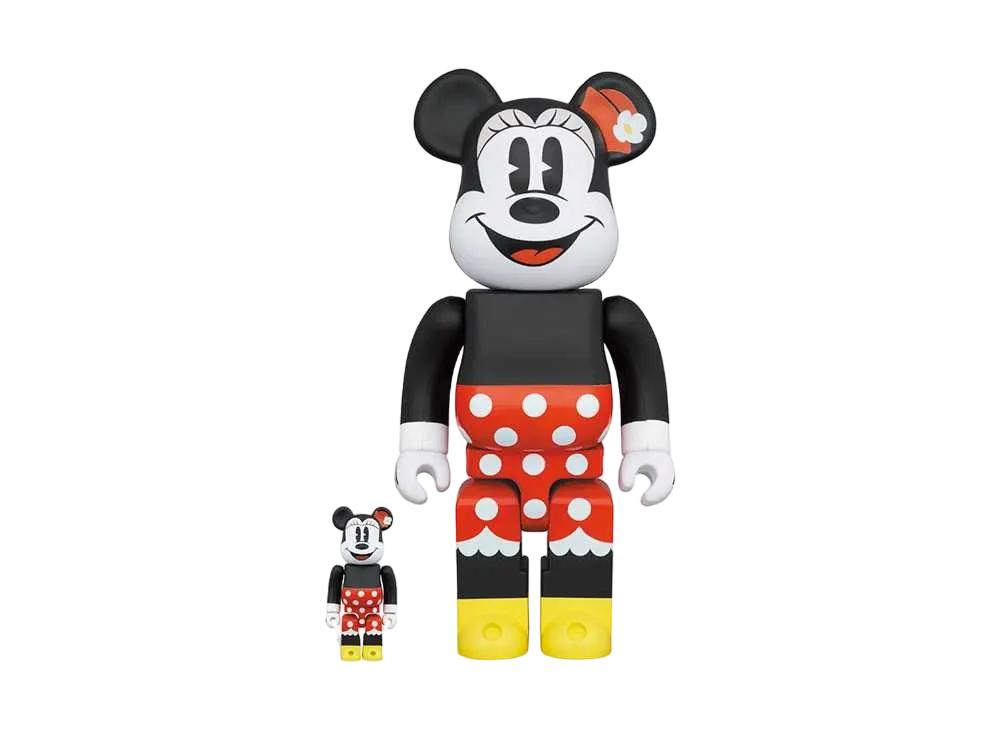 Bearbrick MINNIE MOUSE 100% & 400%