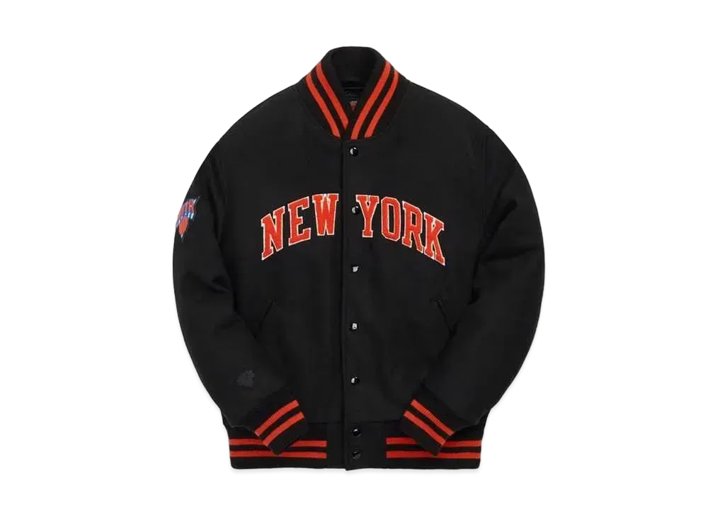 Kith Golden Bear for New York Knicks Varisty Jacket "Black"