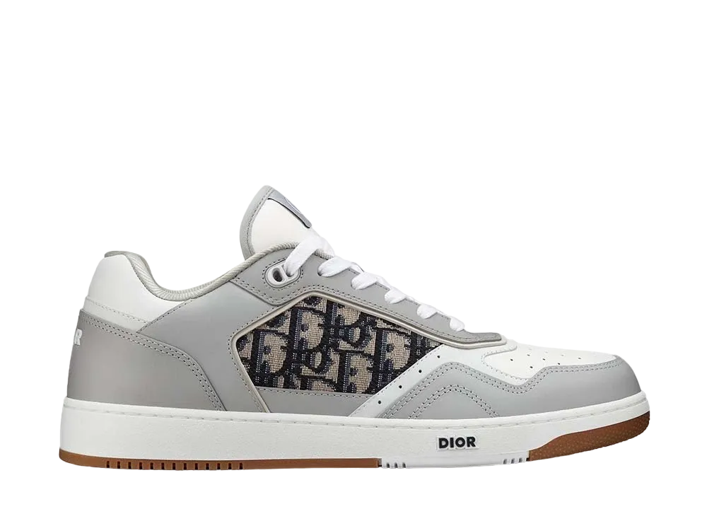 ディオール B27 ロー トップ スニーカー ディオール オブリーク ジャカード "グレー"
