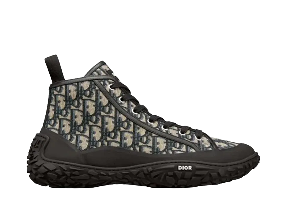 Dior B28 High Top Sneaker Dior Oblique jacquard & Rubber