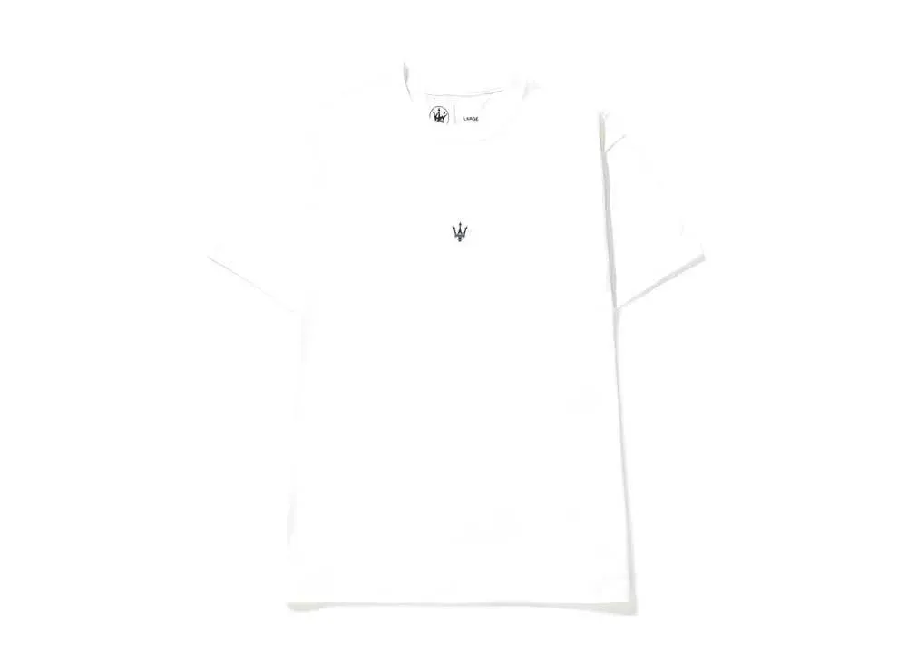 FRAGMENT MASERATI LOGO T-SHIRT "White"