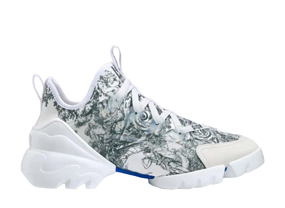 ディオール D コネクト スニーカー ディオール エトワール テクニカル ファブリック "ホワイト"