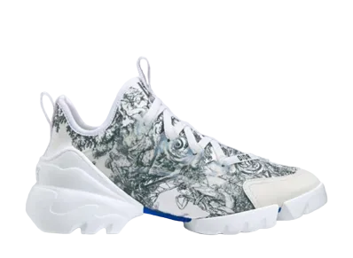 Dior D Connect Sneaker Dior Etoile Technical Fabric "White"