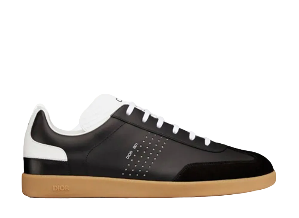 Dior B01 Sneaker Smooth Calfskin & Suede "Black Gum"