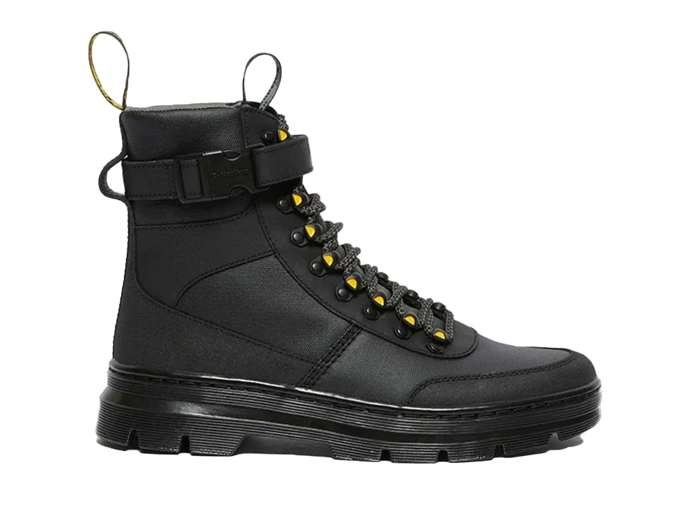 ドクターマーチン コームテック コーティング キャンバス 8 タイ ブーツ "ブラック"