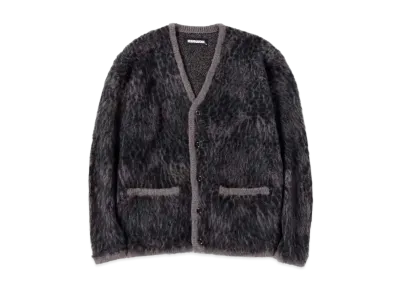 NEIGHBORHOOD MOHAIR CARDIGAN / AN-KNIT . LS "Grey"