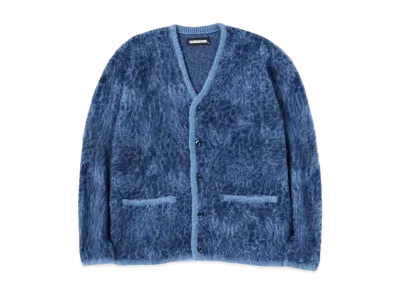 NEIGHBORHOOD MOHAIR CARDIGAN / AN-KNIT . LS "Blue"