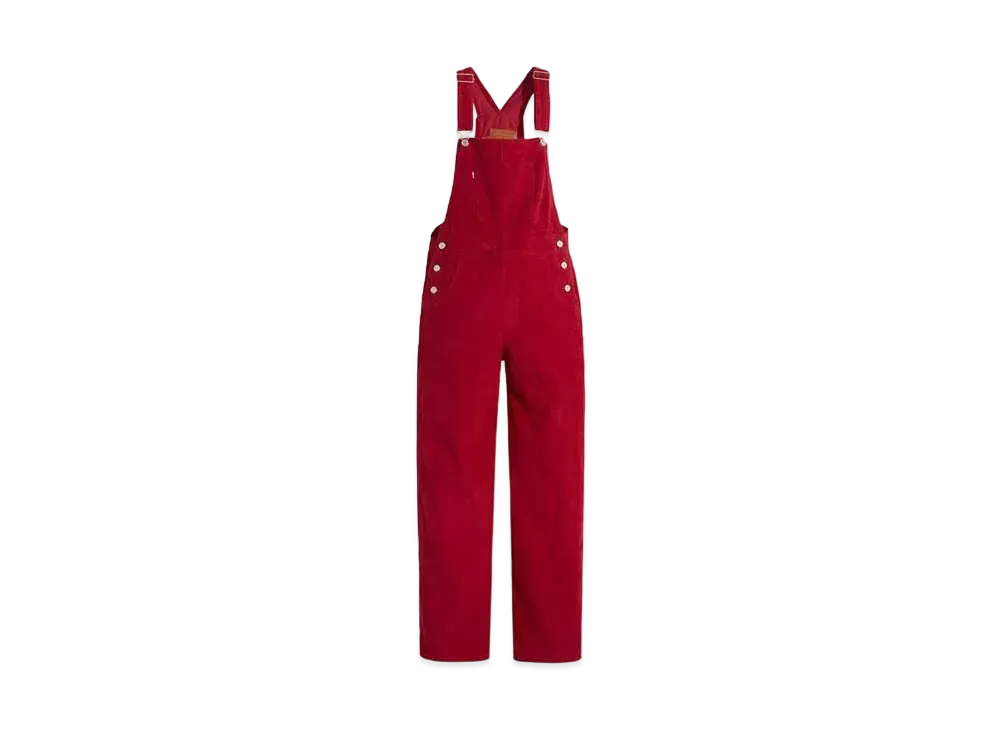 LEVI'S x Girl’s Don’t Cry Corduroy Overall "Red" / VERDY