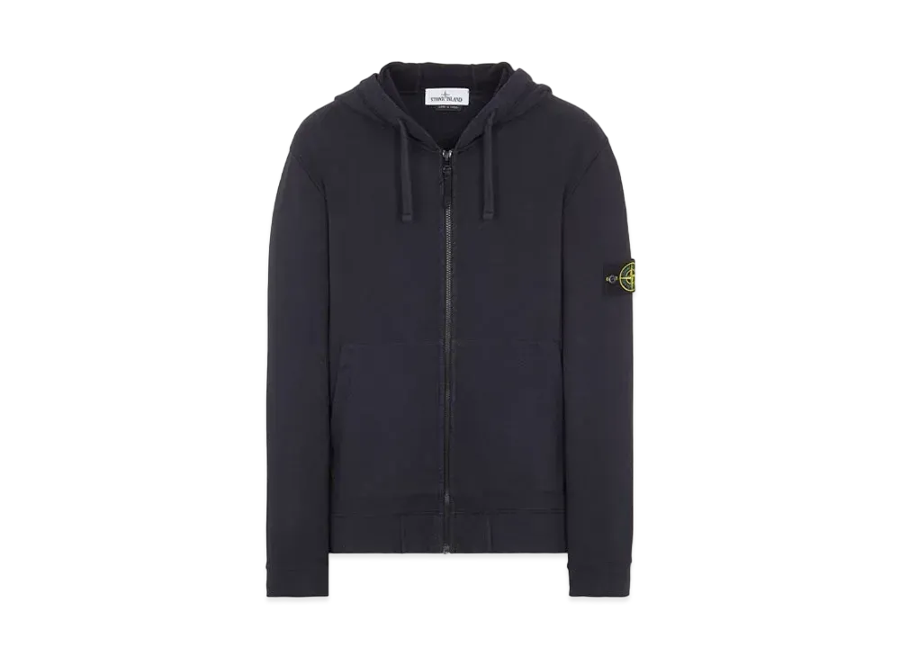 Stone Island 64220 BRUSHED COTTON FLEECE "Blue"