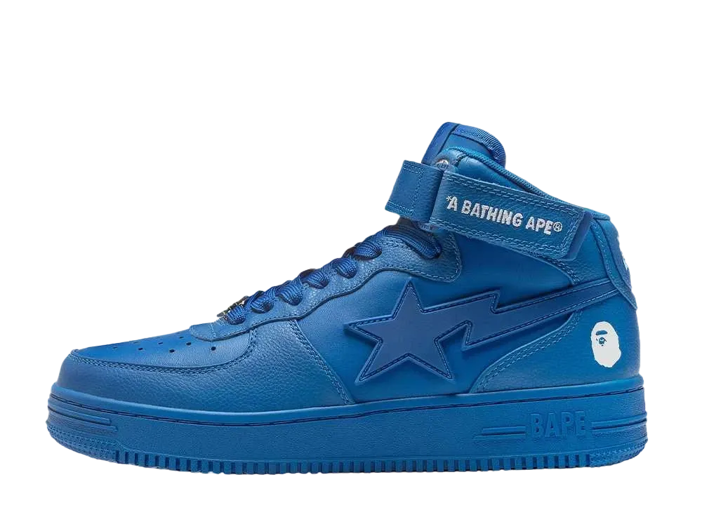 A BATHING APE®︎ BAPE STA Mid "Blue"