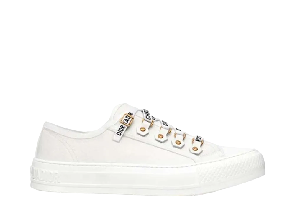 ディオール ウィメンズ ウォークン ディオール スニーカー コットンキャンバス "ホワイト"