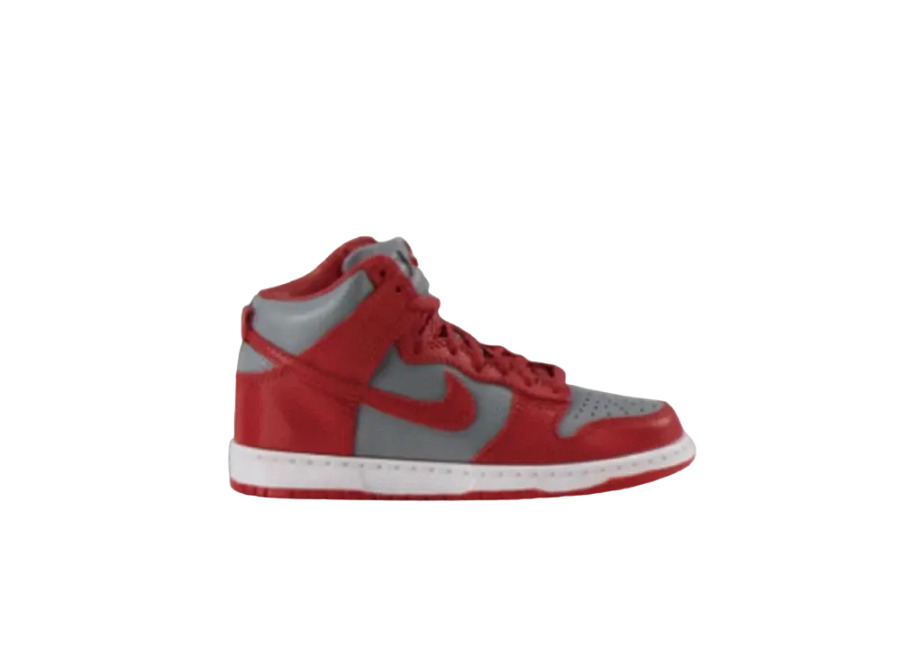 PREMIUM BANDAI × NIKE DUNK HIGH miniature collection NEVADA "Red/Gray" (48mm×25mm)