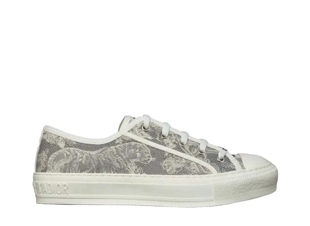ディオール ウィメンズ ウォークン ディオール スニーカー リバース トワル ドゥ ジュイ エンブロイダリー コットン