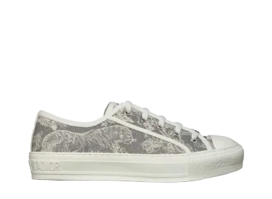Dior Women's Walk'N'Dior Sneaker Reverse Towal Du Jui Embroidery Cotton