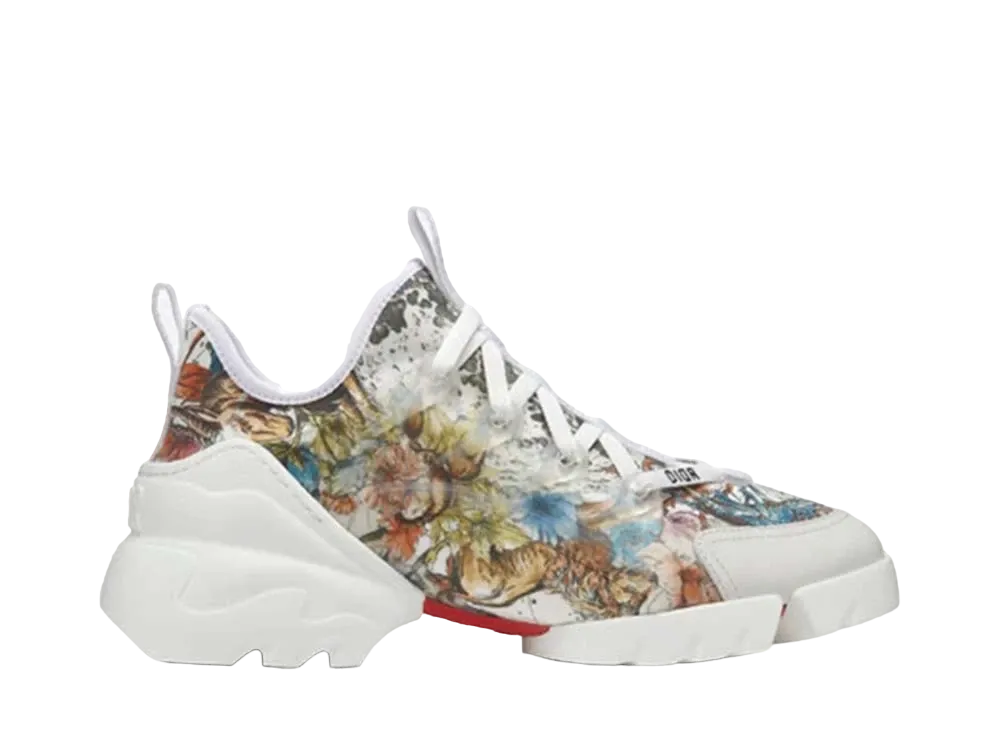 ディオール ウィメンズ コネクト スニーカー ディオール ゾディアック テクニカル ファブリック "フラワー"