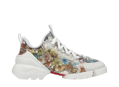 Dior Women's Connect Sneake Dior Zodiac Technical Fabric "Flower"