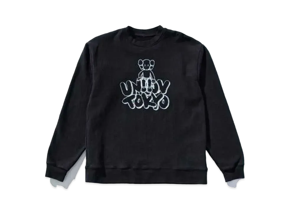 UNION x KAWS Tokyo Crewneck "Black"