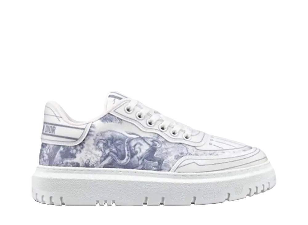 Dior Women's Addict Sneake Towal Du Jui Technical Fabric "Blue"