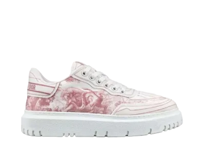 Dior Women's Addict Sneake Towal Du Jui Technical Fabric "Pink"