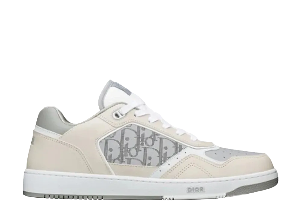Dior B27 Low Top Sneaker Smooth Calfskin & Dior Oblique Galaxy leather "beige"